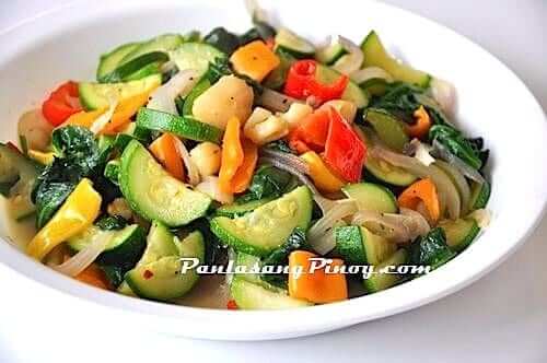 Scallop and Zucchini Stir fry