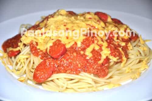 Jollibee style spaghetti recipe filipino