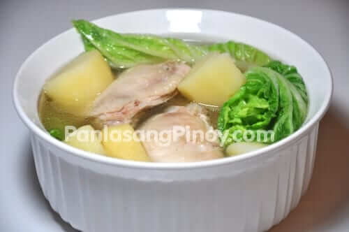 pesang manok chicken soup in ginger recipe