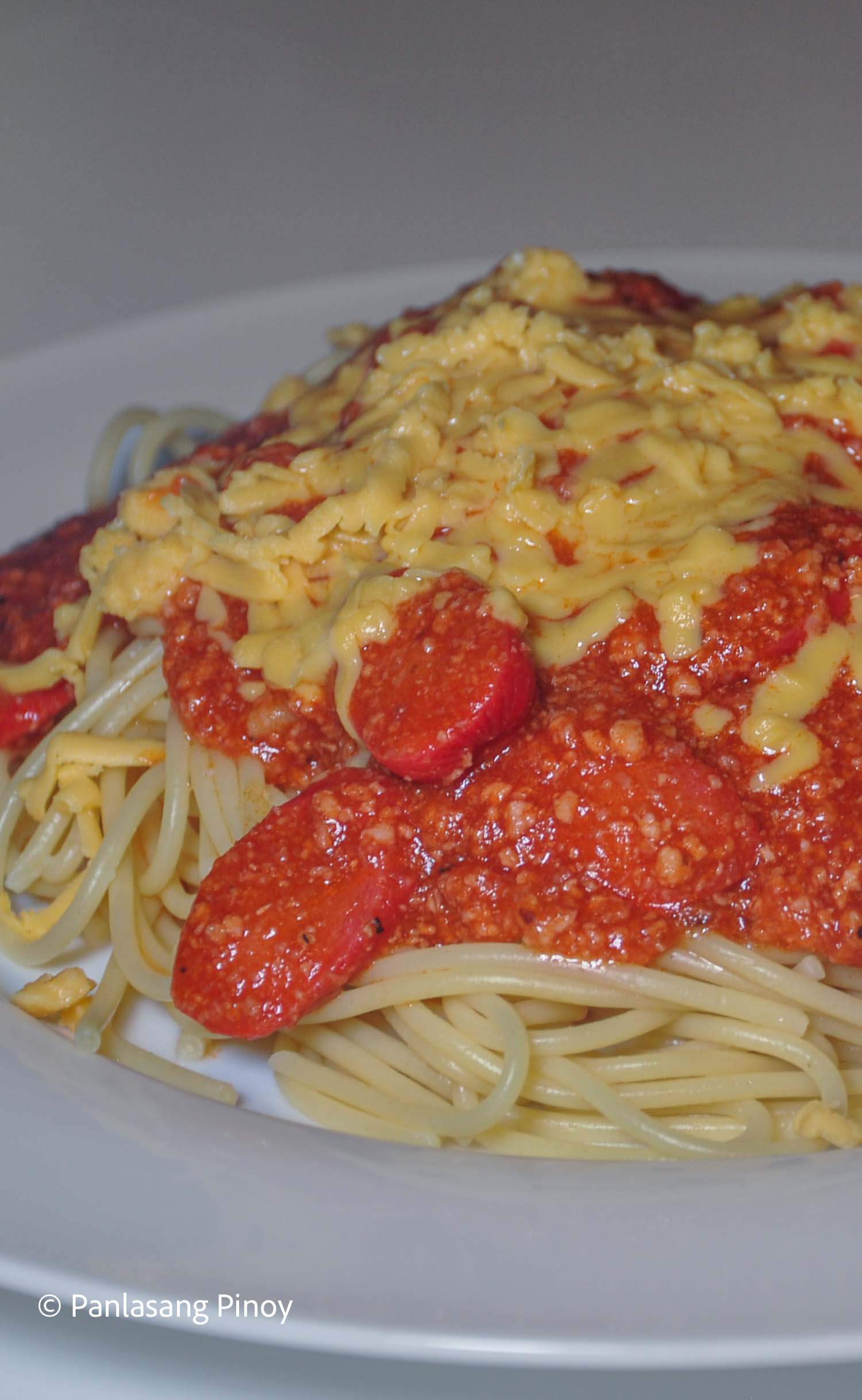 Spaghetti panlasang deals pinoy