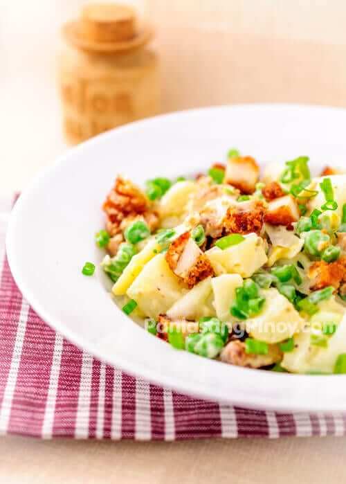 Fried Chicken Potato Salad