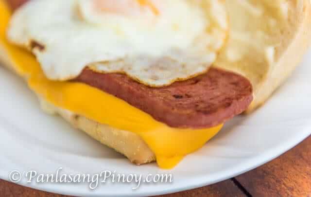 spam and egg sandwich recipe