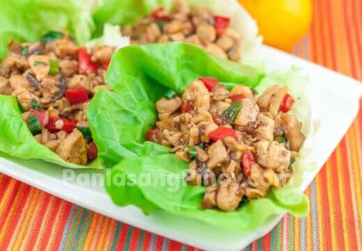 barbecued chicken lettuce wrap recipe