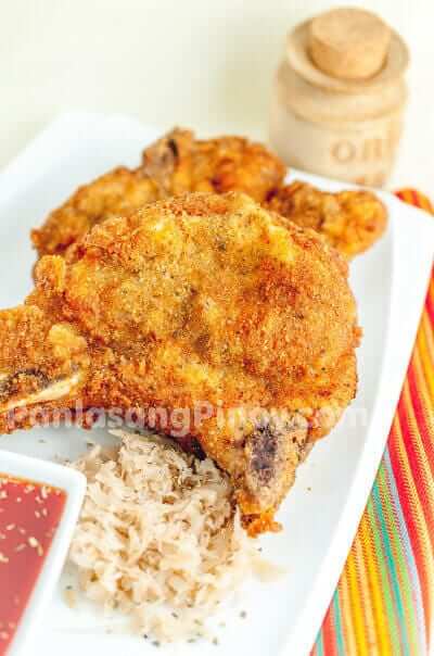 deep fried seasoned pork chop recipe