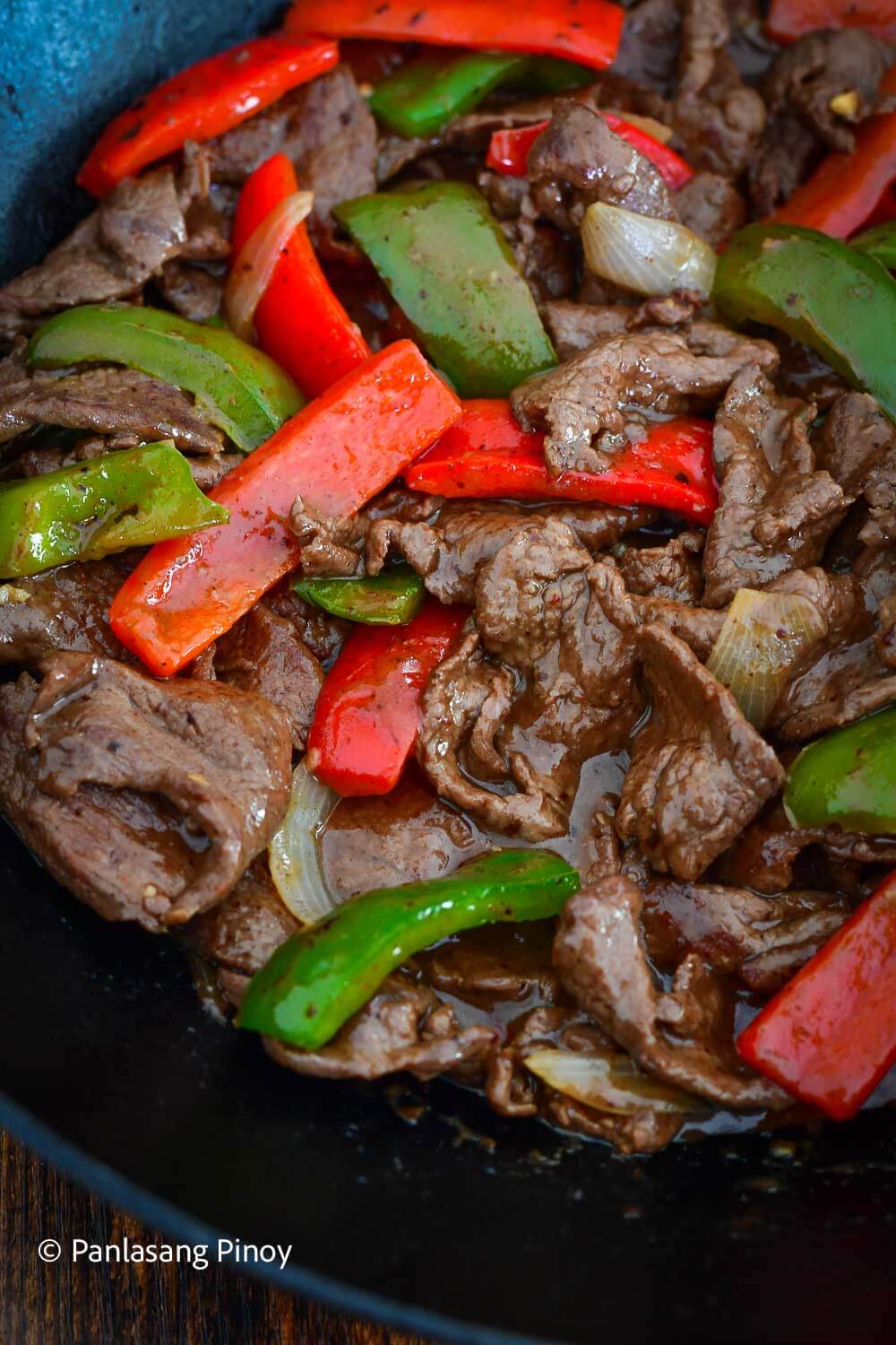 How to cook pepper steak