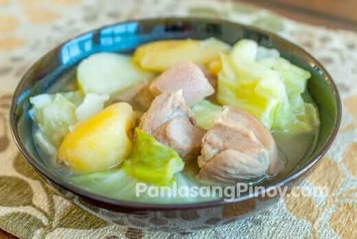 nilagang baboy - Boiled Pork Soup
