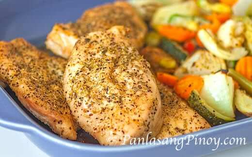 Baked-Rosemary-Chicken-Recipe-with-Vegeta-bles