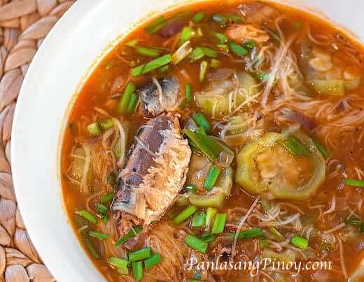 Sardines with Misua and Patola Recipe Panlasang Pinoy