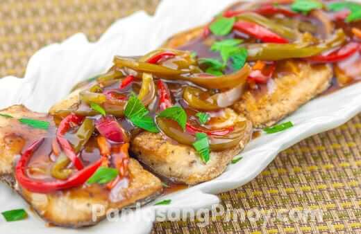 Sweet and Sour Mahi mahi