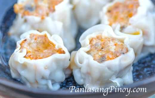 Crab and Pork Shumai Siomai Recipe