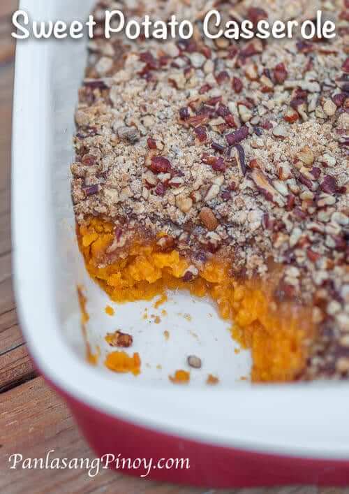 sweet potato casserole