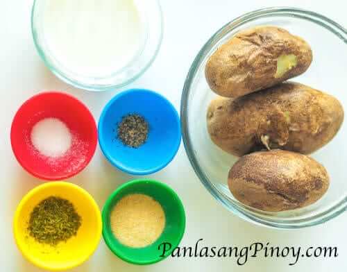 garlic mashed potato ingredients