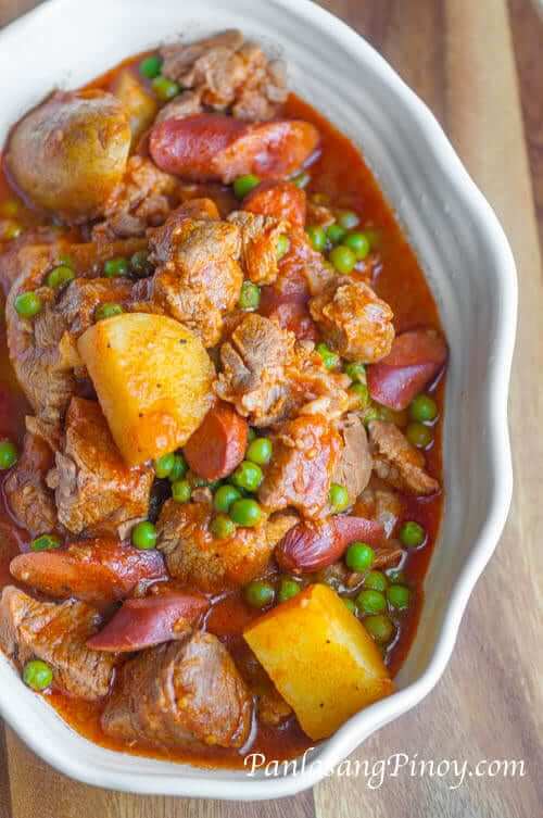 Tasty Pork Afritada Recipe Panlasang Pinoy