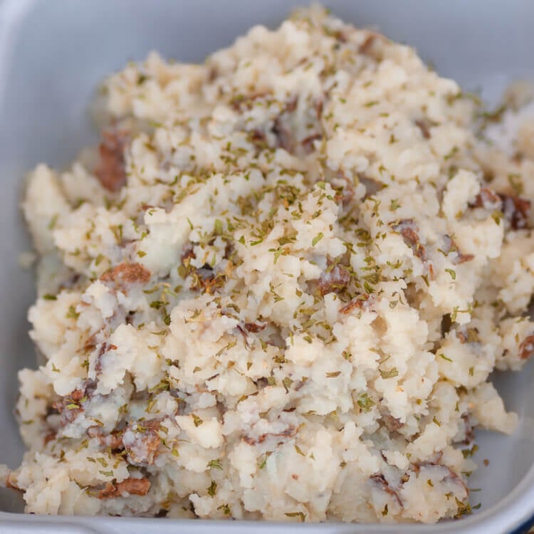 Garlic mashed potato