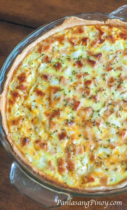 Ham and Cheese Quiche