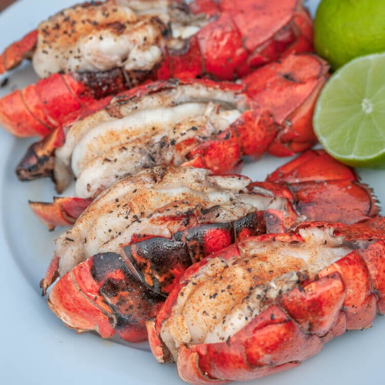 How to grill lobster tails