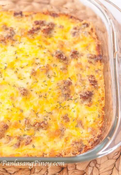 Sausage-and-Egg-Casserole-with-Hash-Brown
