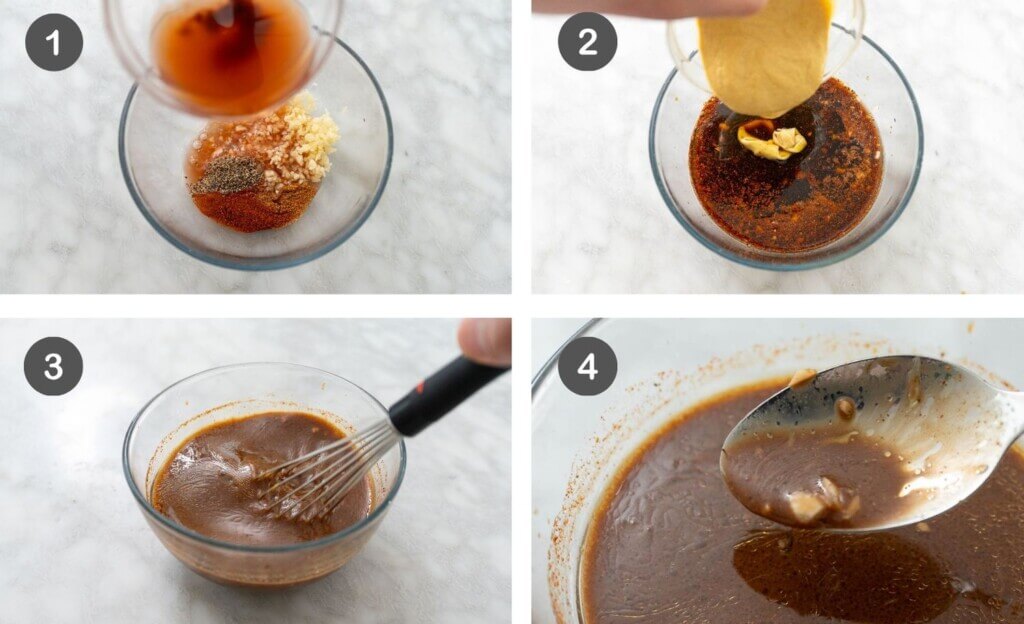 Flank Steak Marinade Step 1
