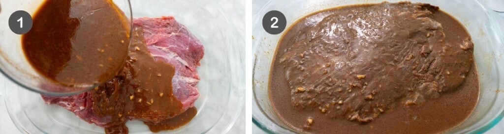 Flank Steak Marinade Step 2