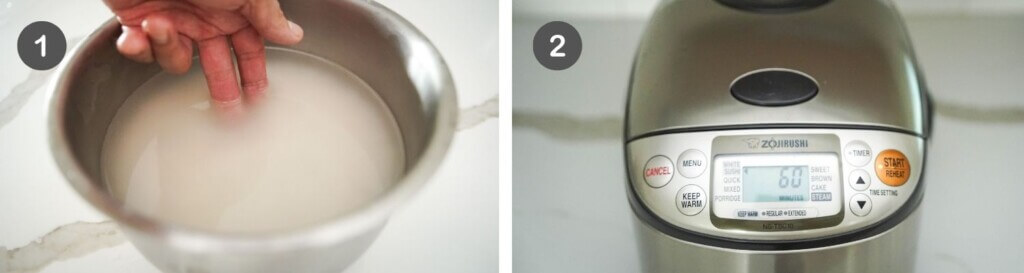 How to Cook Rice in a Rice Cooker Step 2