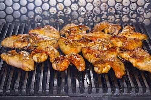 grilling chicken