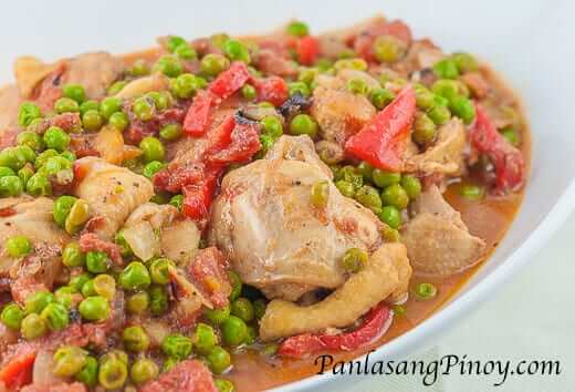 Chicken Guisantes Recipe Panlasang Pinoy