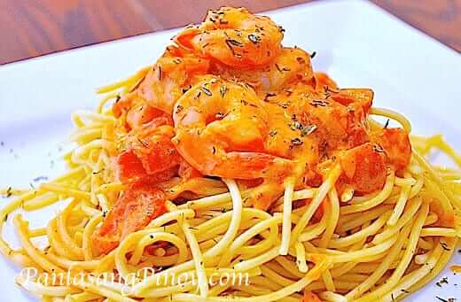 Shrimp-Pasta-in-Tomato-Cream-Cheese