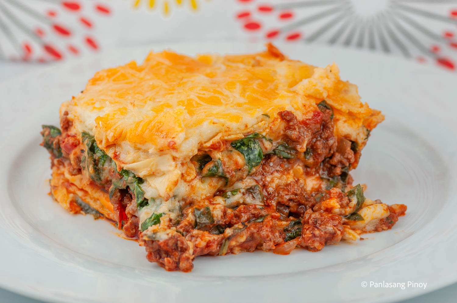 Spinach lasagne recipe