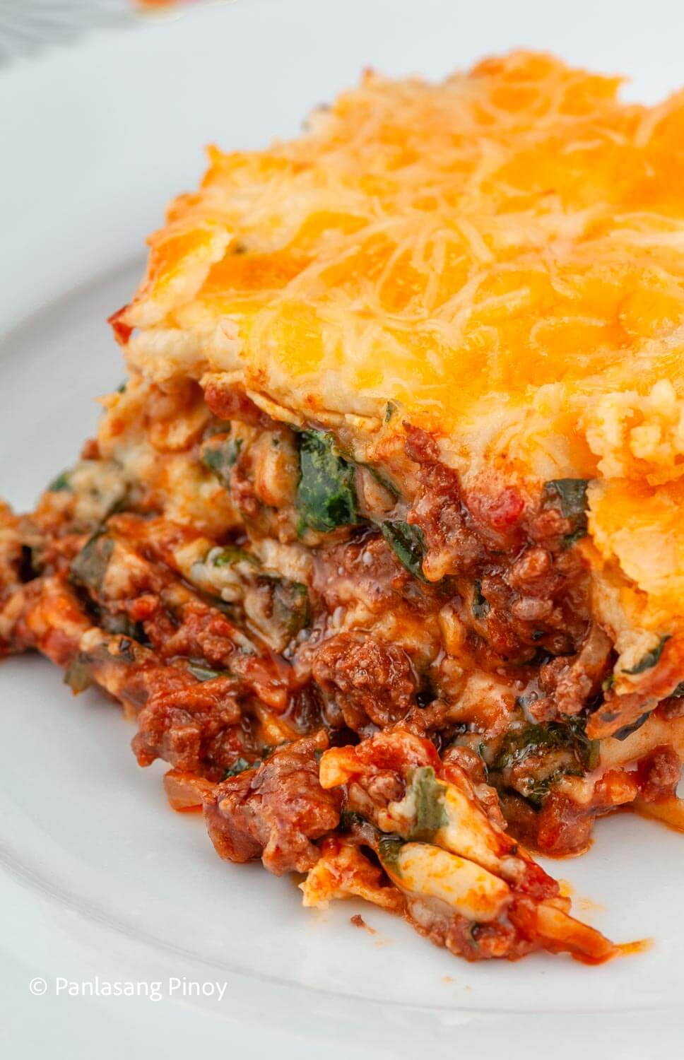 Spinach lasagne