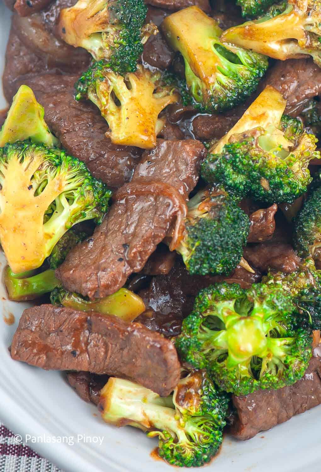 Beef and broccoli stir fry