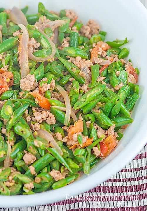 Ginisang Baguio Beans with Pork Recipe