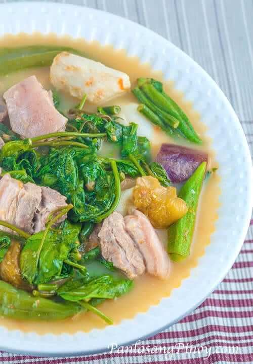 Pork Sinigang sa Kamias with Gabi