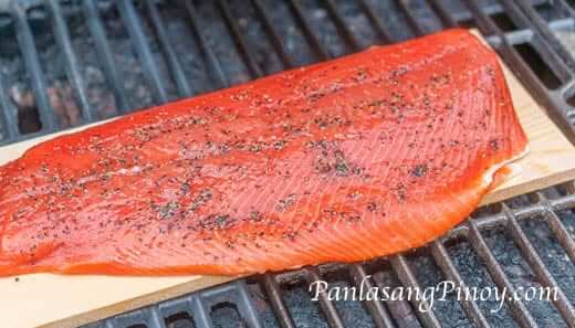 Cedar Plank Salmon Raw