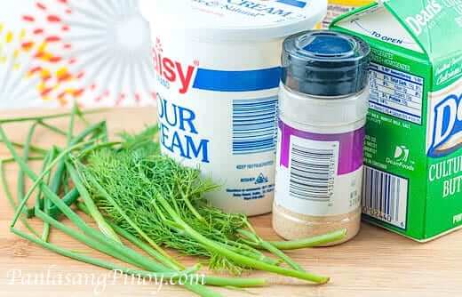 Homemade Ranch Dressing Ingredients