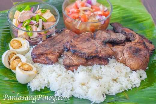 Pinoy Pork Chop Binalot