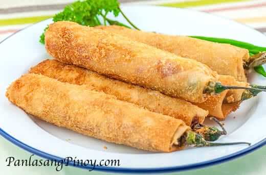 Chicken Dynamite Lumpia Recipe - Panlasang Pinoy