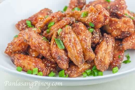 Sticky Asian Fried Chicken Wings