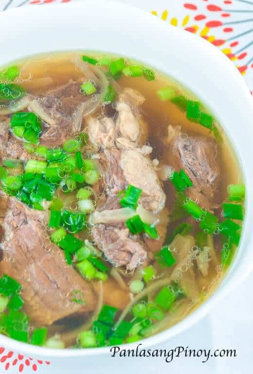 Beef Lauya Soup