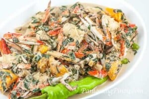 Ginataang Alimasag with Malunggay - Panlasang Pinoy