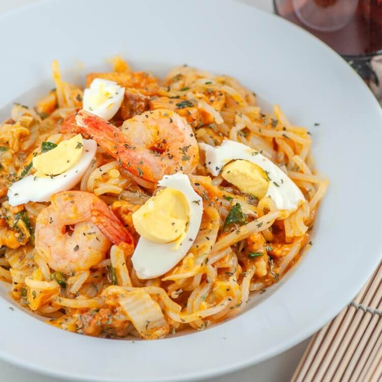 Simple pancit palabok recipe