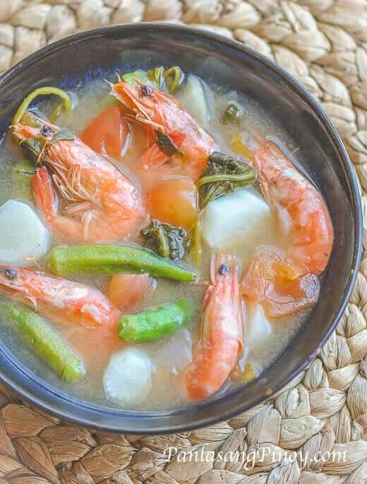 Sinigang na Hipon sa Sampaloc - Panlasang Pinoy