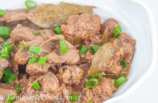 Chicken Liver and Gizzard Adobo Recipe