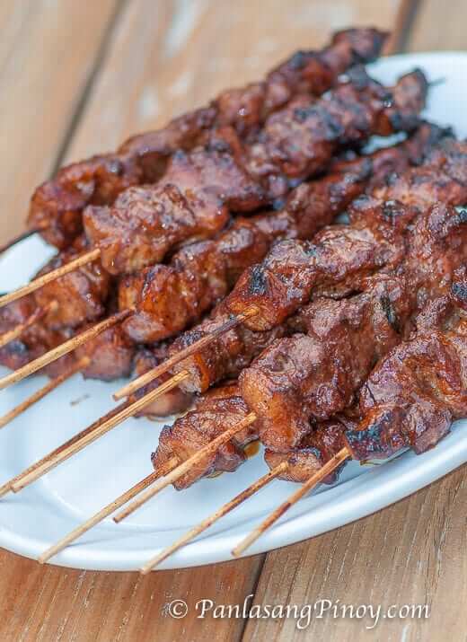 Skewered Filipino Pork BBQ - Panlasang Pinoy