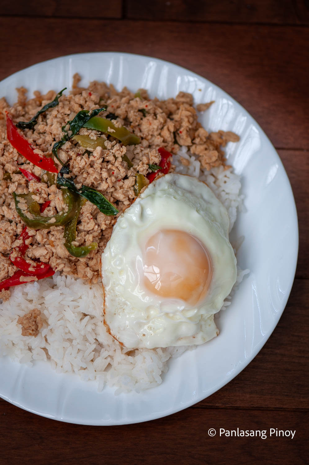 Basil Pork with Egg