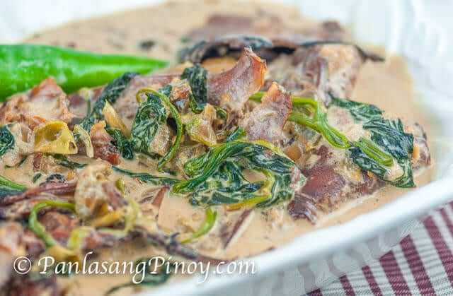 Dried Squid in coconut Milk - Ginataang Pusit Recipe