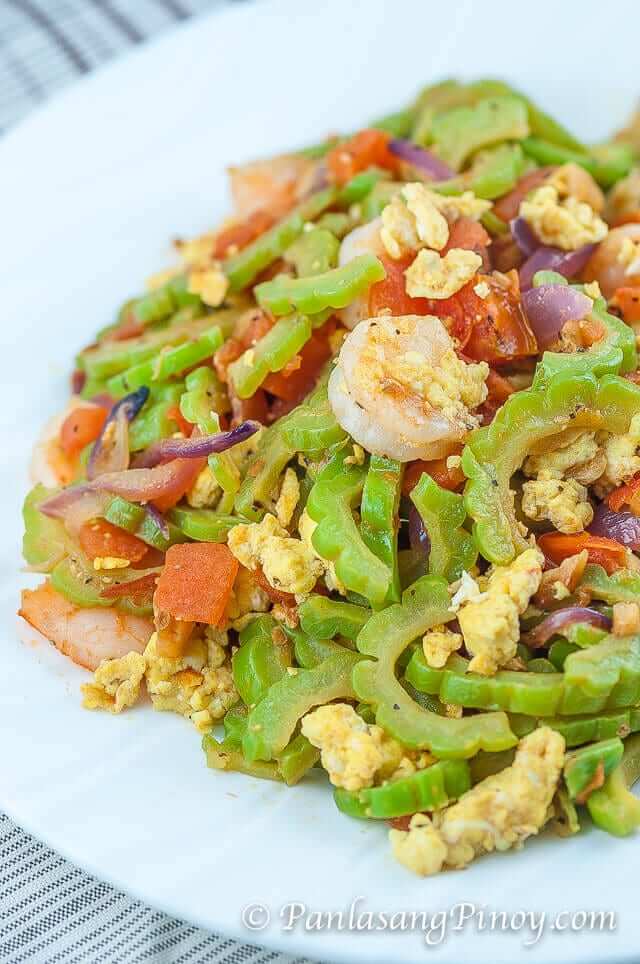 Ginisang Ampalaya With Shrimp Sauteed Bitter Gourd Panlasang Pinoy