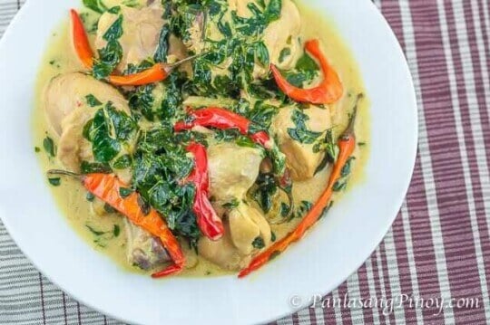 Spicy Chicken In Coconut Milk Ginataang Manok Panlasang Pinoy 1768