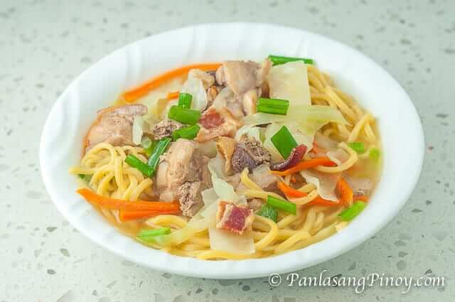 Filipino Chicken Noodle Soup Recipe_