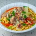 Pinoy Chicken Noodle Soup