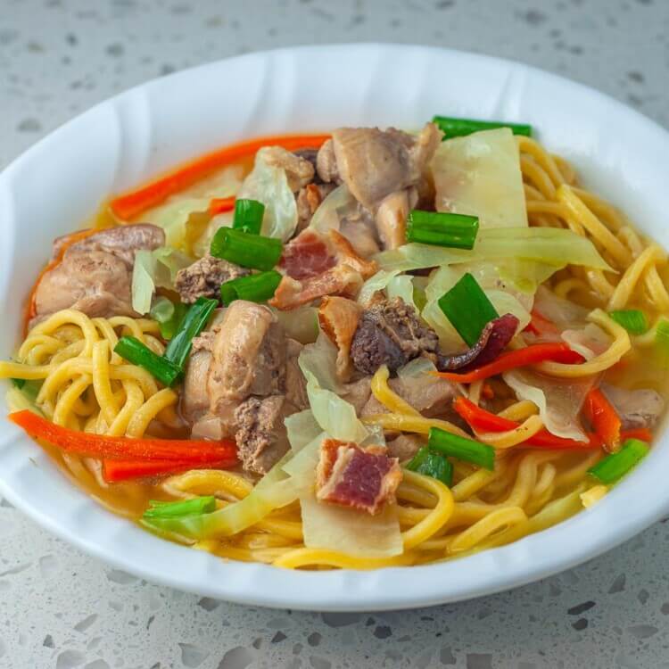 Pinoy Chicken Noodle Soup